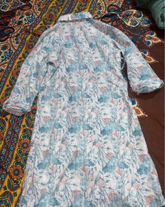 Floral Print Shirt Dress