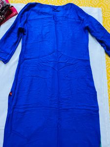 W kurta - Blue n Green combination; Size 10
