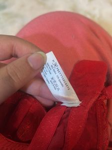 red laced wired bralette