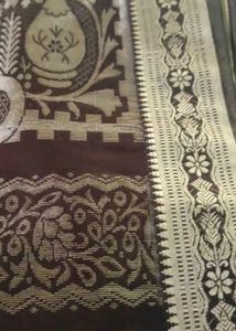 Woven Banarsi Blend , Pure Cotton Saree (
