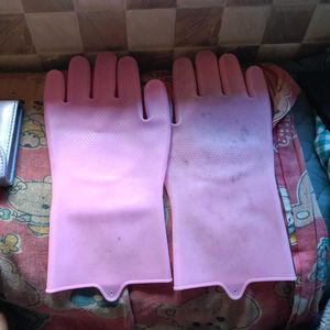 Hand Gloves For Dish Washing (2 Pc)