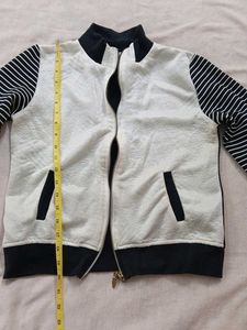 Striped Sleeve Jacket