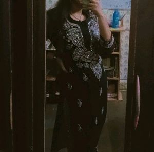 Net Kurta With Inner Wear