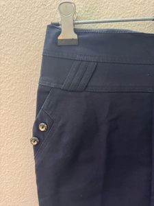 Blue Fitted Skirt