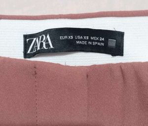 Mauve Flare Leg Trousers