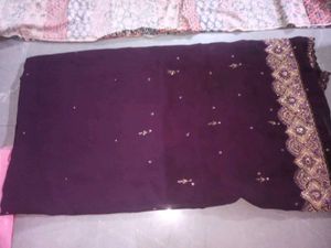Elegant Purple Dupatta