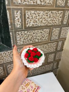 crochet proposal bouquet