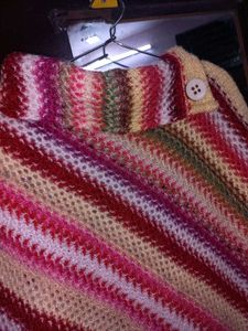 Colorful Knitted Poncho❤️💛🧡🩷