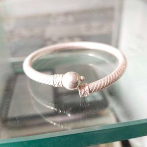 Pure Silver Ball Design Openable Kada 1 Piece