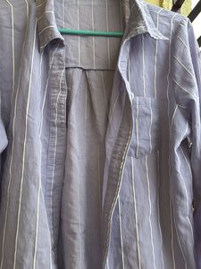 Striped Button-Down Shirt