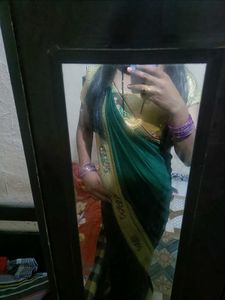 Elegant Green Saree
