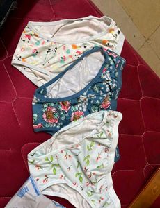 Floral Print Bralette Set - Size Small