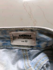 Denim Light Blue Shorts
