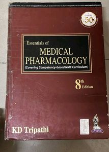 Kd Tripathi Pharmacology