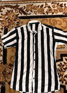 Striped Black & White Shirt