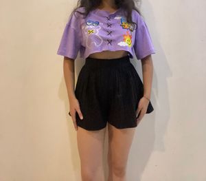 Lace Up Crop Top
