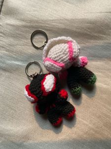 Matching Crochet Keychain