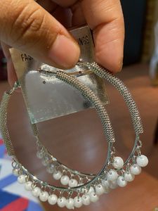 Hoop Earrings with Beads