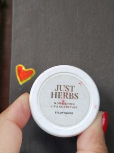 Just Herbs Lip &amp; Cheek Tint - Soft Nude