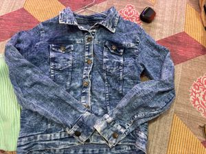 Acid Wash Denim Jacket