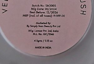 Simply Nam Velvet Cream Magic Blush &#34;RoseyPink&#34;