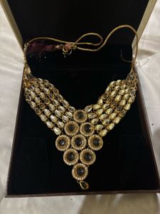 Heavy Diamond Kundan Necklace