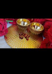 Decorative  Diya Plate