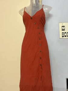 SHEIN BRANDED Casual Button-Down Midi Dress
