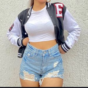 Varsity Cropped Jacket