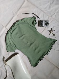 cottagecore Fairy Ruffle Top 🧚‍♂️
