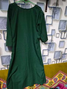 Green Kurti Pant Set