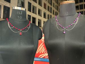 Beaded Goth Necklace