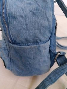 Denim Backpack