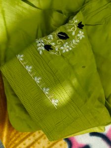 Embroidered Kurta Set Balck