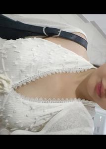 Cute White Halter Top