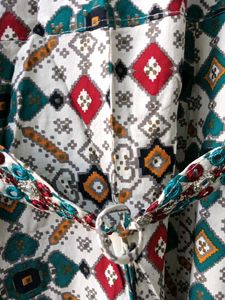 Patterned Ethnic Dress