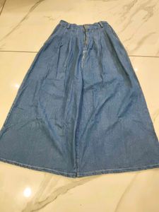 Wide Leg Denim Jeans