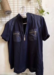 Stylish Navy Blue Shirt