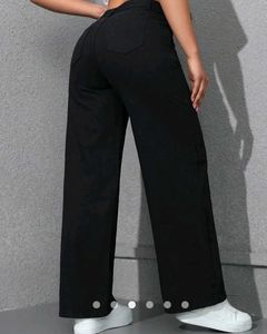 Flared Jet Black Jeans