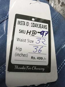 H@97 Size-32 (Sale) Latest Ladies high waist Jeans