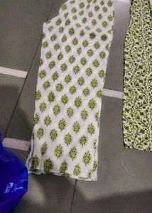 Premium Quality Cotton Kurta Pant Dupatta Set