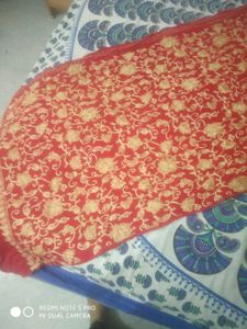 Red Embroidered Dupatta