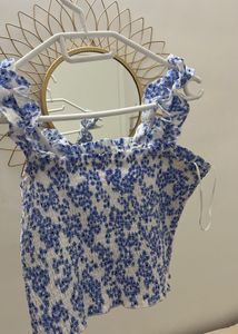 Floral Print Crop Top