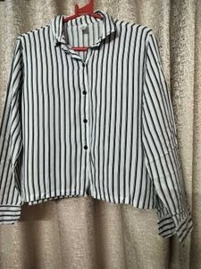 Women Black & White Shirt