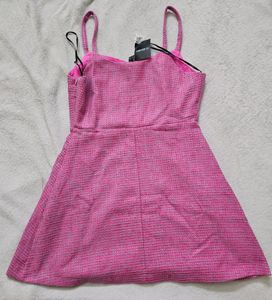 Pink Tweed Dress From Forever 21 (UAE)