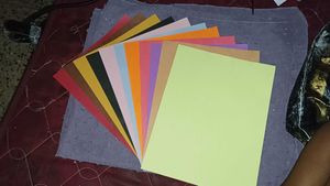 Aesthetic light🌈 A4 Sheet Color Papers (Set 11)