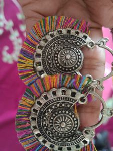 Tassel Fashion Earrings For Navratri
