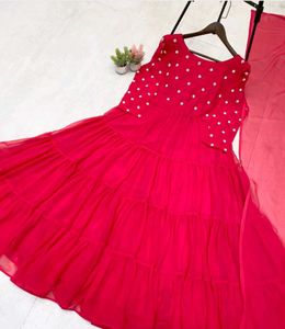 New Standard Moti Stone work Gown Dress important