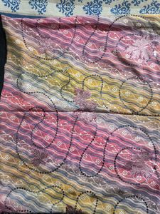 Rainbow Ombre Sequin Saree