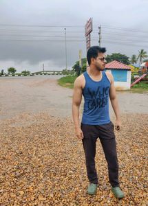 ICY Navy Blue Tank Top